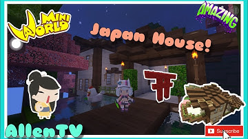 Mini World: Hướng Dẫn Xây Nhà Nhật Bản // JapanHouse! 🏠🌳🎋
