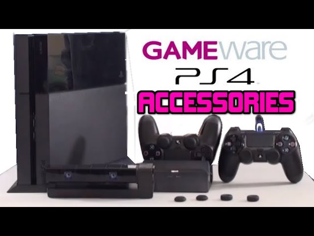 GAMEware PS4 ACCESSORIES - Stand, Charging Dock, Camera Mount, LED USB, Analog Grips - Review