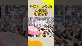 Pope's Massive Jubilant Crowd Welcome in Cameroon | Angola Prepares Next! #pope #shorts
