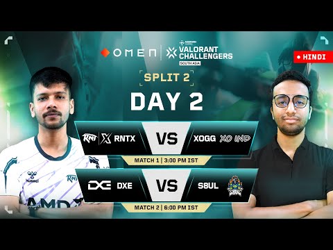 [HINDI] Split 2 – Day 2 || OMEN VALORANT Challengers South Asia 2025 #VCSA2025