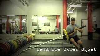 Landmine Skier Squat - Sports Specific