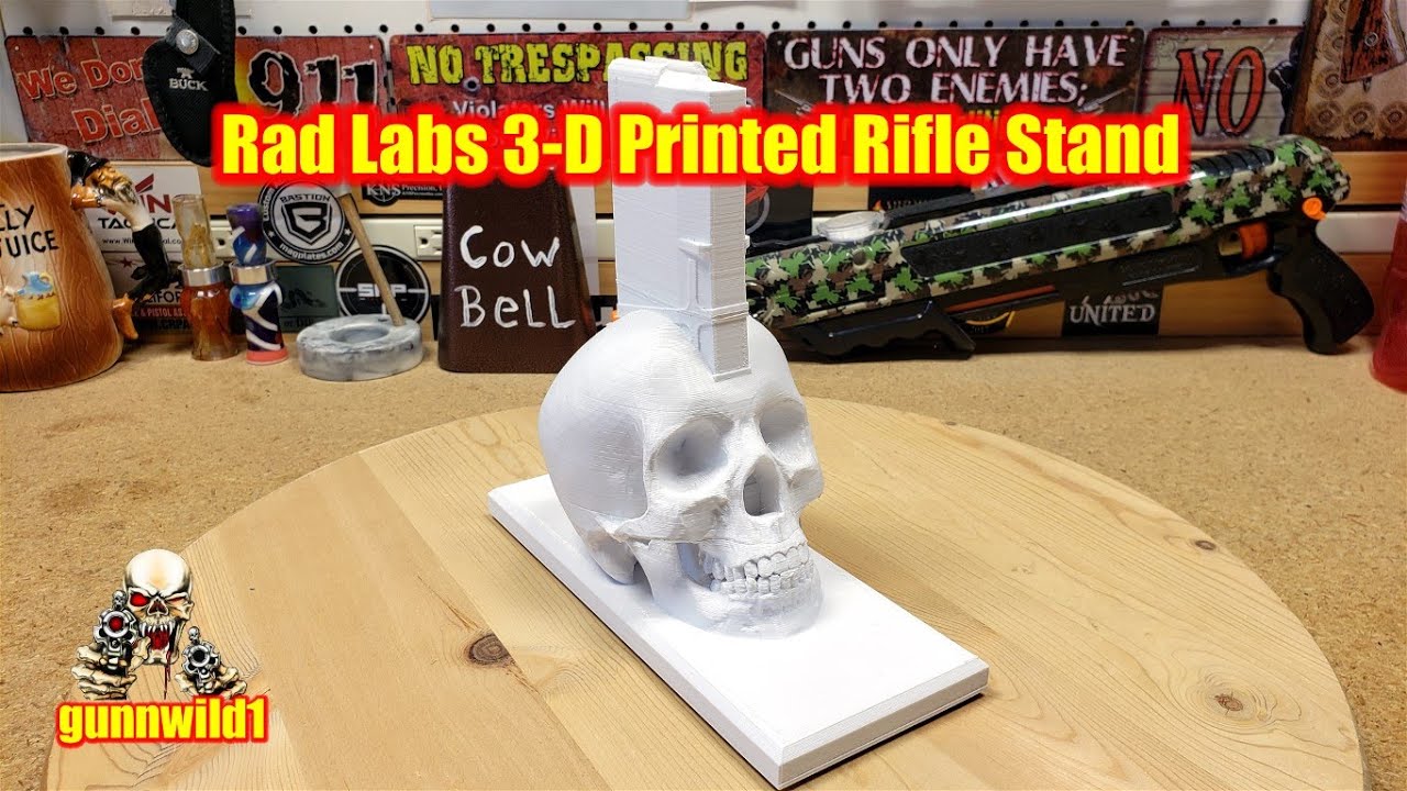 Rad Labs 3-D Printed Rifle Stand - YouTube