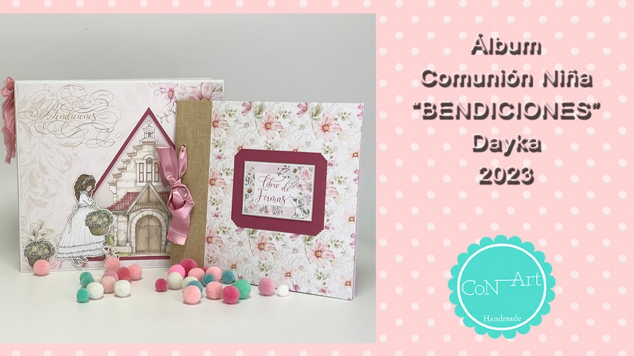 Álbum Comunión niña 2023 con papeles de Dayka