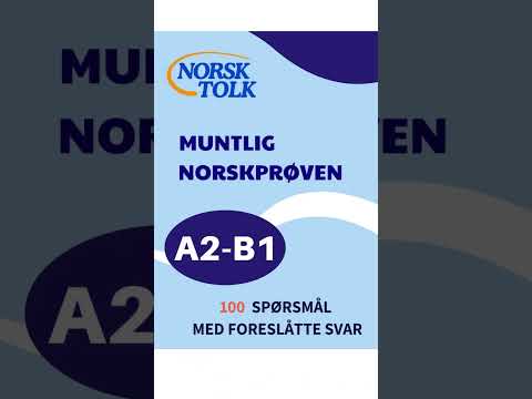 Norskprøven MUNTLIG A2