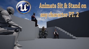 Learning Unreal Engine | Your first project | Enabling any character to Sit down Part 2 |