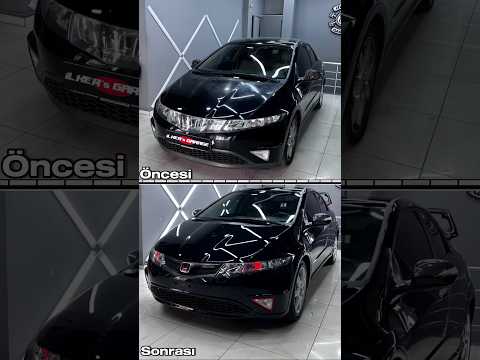 🇯🇵 Honda Civic HB Mini Restorasyon & 🔴 BiLed Devil Eyes Mercek Dönüşümü #restoration #devileyes