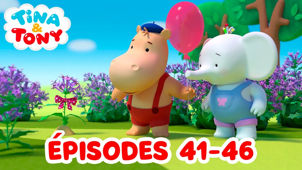 Collection de 41 à 46 épisodes | Tina & Tony | Dessin animé