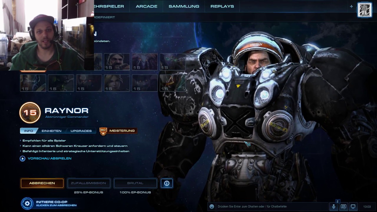 SC2 |Coop| Random Kommi | Raynor - YouTube