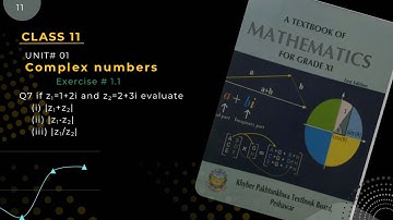 Complex number / Exercise # 1.1 Q7 evaluate absolute values / KPK book Unit # 1 