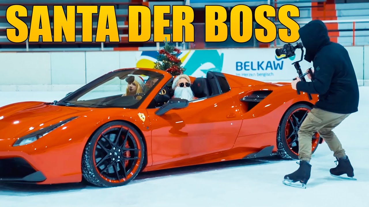 Santa der Boss dreht Musikvideo auf dem Eis! (BTS Hauptvideo)