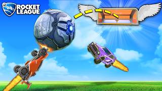 I challenged a 1v1 pro to try and score on a goal in the SKY