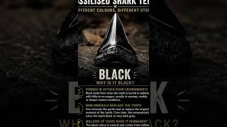 Why do Fossilised Shark Teeth turn Black?