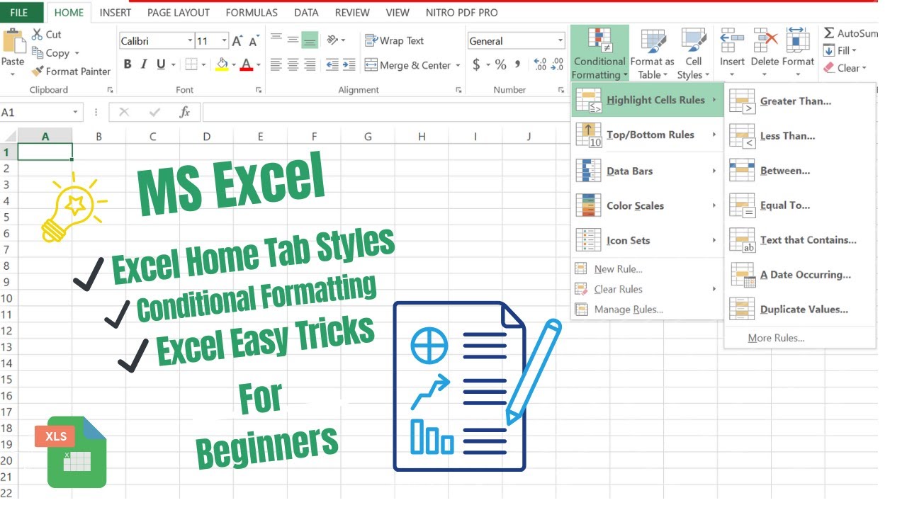 MS Excel Style Option Tutorial for Beginners | Brief Conditionally formatting secret Tips