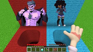 Minecraft FNF Boyfriend: CHOOSE THE RIGHT ROUND PIT (Daddy OR Monster ?)