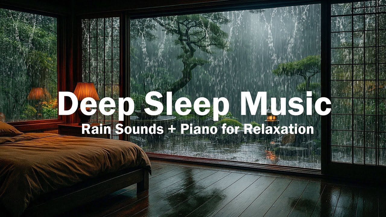 Relaxing Piano Music – Healing Rain Sounds for Deep Sleep, Stress ...