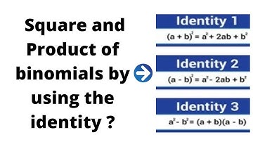 How to find square and product of binomials by using the identity | Chapter 8, Ex 8.5 Q2 Complete