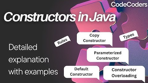 Constructors in Java | മലയാളം | Object oriented programming concepts