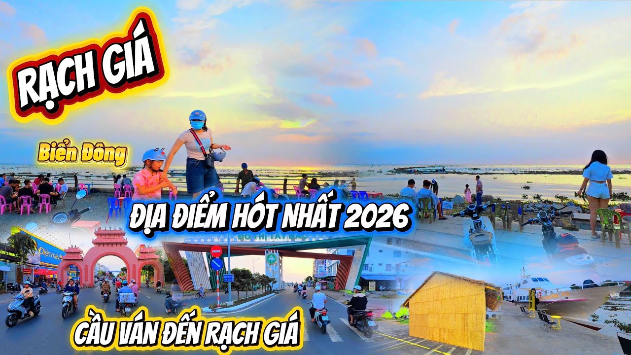 Rạch Giá Có Gì Hot ? Trải Nghiệm Điểm Du Lịch Mới, Hoàng Hôn Trên Biển Đông