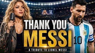 Thank You, Messi 👑⚽ | The King, The Magician & The Legend | Emotional Tribute Song