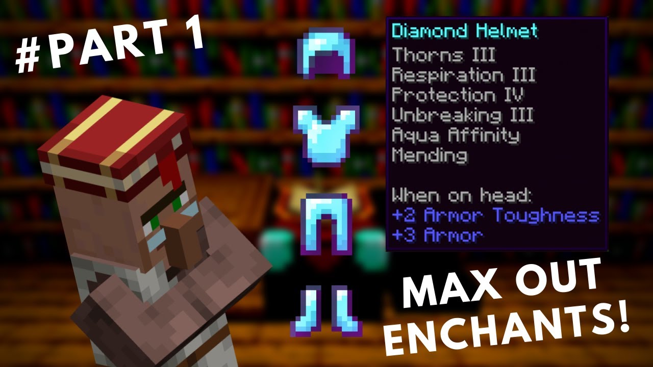 The Fastest Way to Get Perfectly Enchanted Gear in Minecraft 1.14,1.15