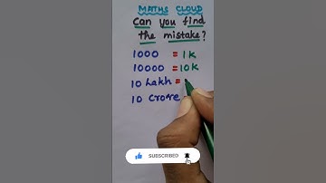 Can You Find The Mistake? #mathshorts #maths #shorts #easymaths #ytshorts #shortvideo  #mathstricks