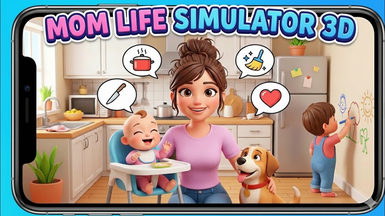 I'm A Mom 🥰🏃‍♀️| In Mom Life Simulator 3D Game. 