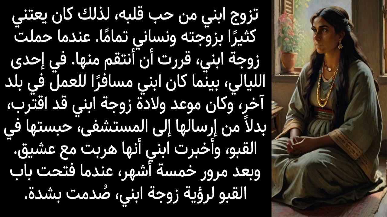 الصدمة في القبو ما رأيته بعد خمسة أشهر مع زوجة ابني!