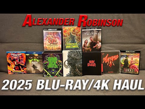 My 2025 Blu-ray/4K Disc Haul (GODZILLA VS. BIOLLANTE, TWISTERS