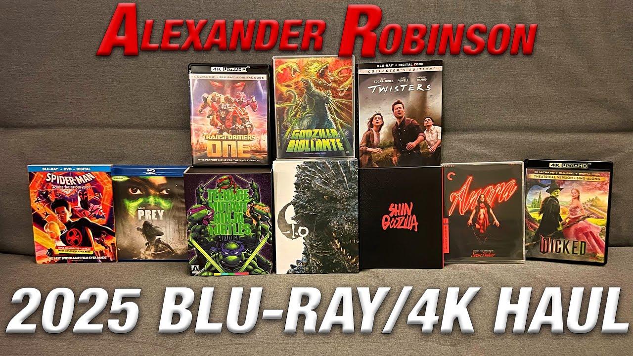 My 2025 Blu-ray/4K Disc Haul (GODZILLA VS. BIOLLANTE, TWISTERS