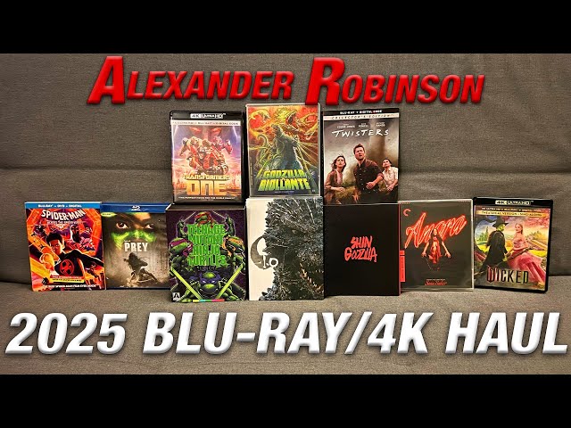 My 2025 Blu-ray/4K Disc Haul (GODZILLA VS. BIOLLANTE, TWISTERS