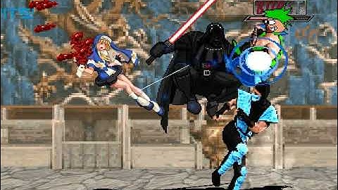 MUGEN Request: Jesse & Sub-Zero MK2 Vs Bridget & Darth Vader