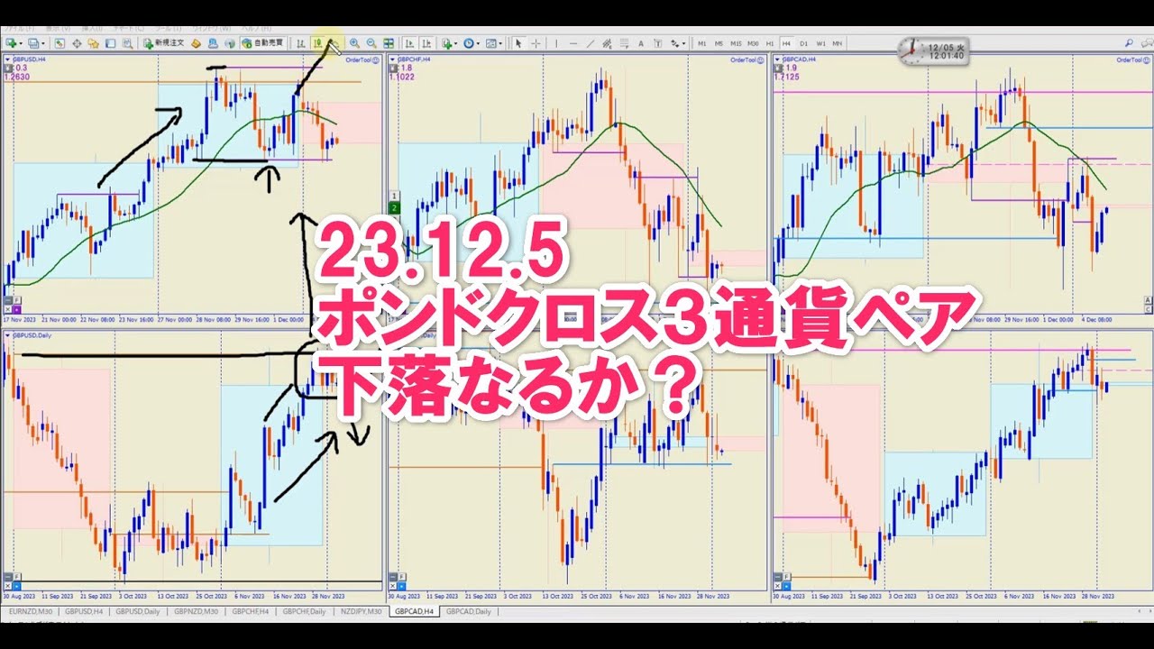 長期足のレジサポラインについて！（メルマガ読者さん質問） - nanaちゃんのFXブログ