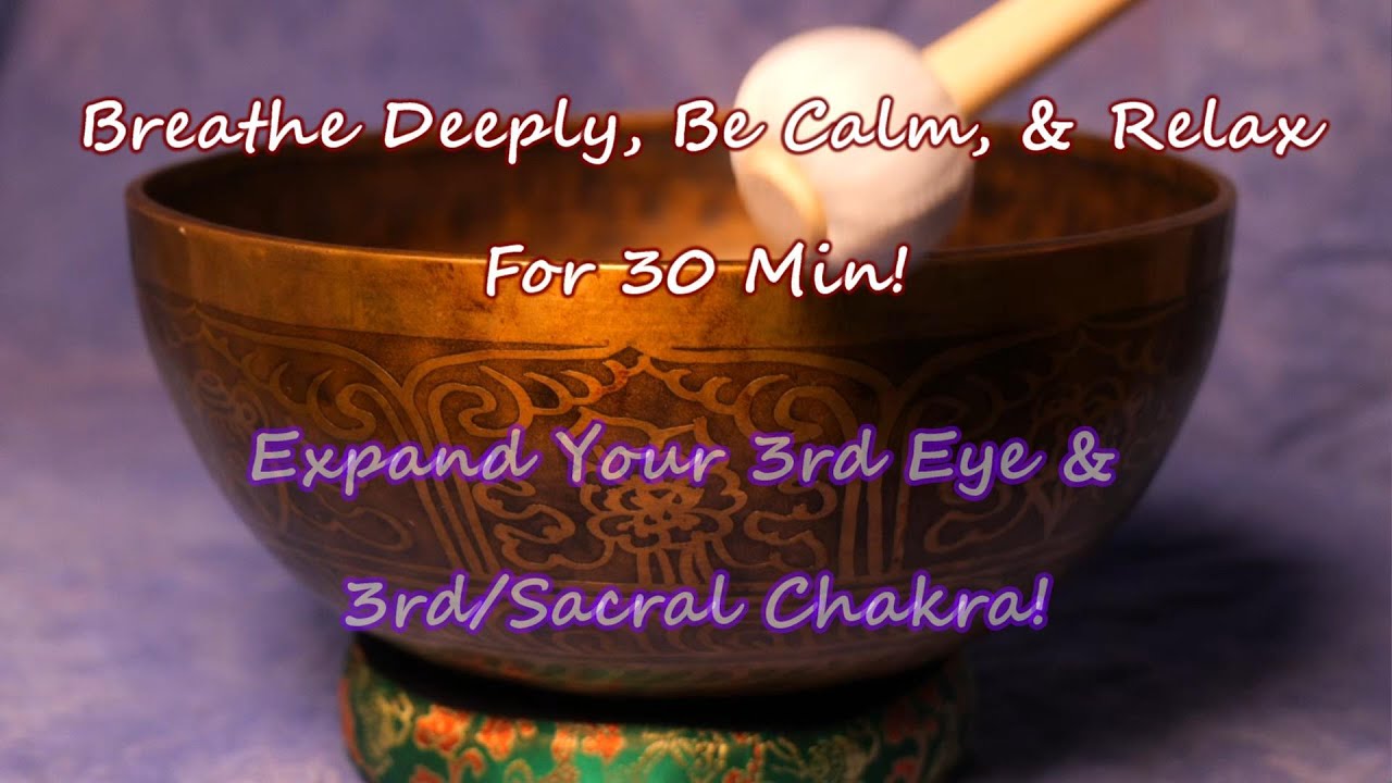 3RD EYE & SOLAR PLEXUS 30 MIN PEACEFUL MEDITATION! WWW.TEMPLESOUNDS.NET