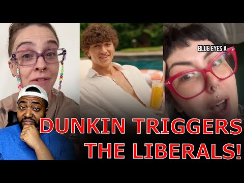 LIBERALS MELT DOWN Over White Male Model BRAGGING About His Genes In Anti-Woke Dunkin Donuts Ad!