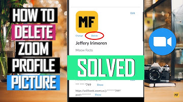 How to Delete Zoom Profile Picture