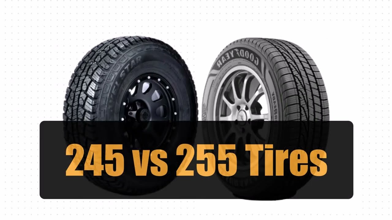 245 vs 255 Tires - YouTube