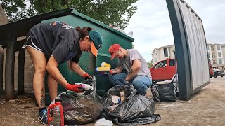 Dumpster Diving - Food, Clothes, Kitchen Stuff, and More!