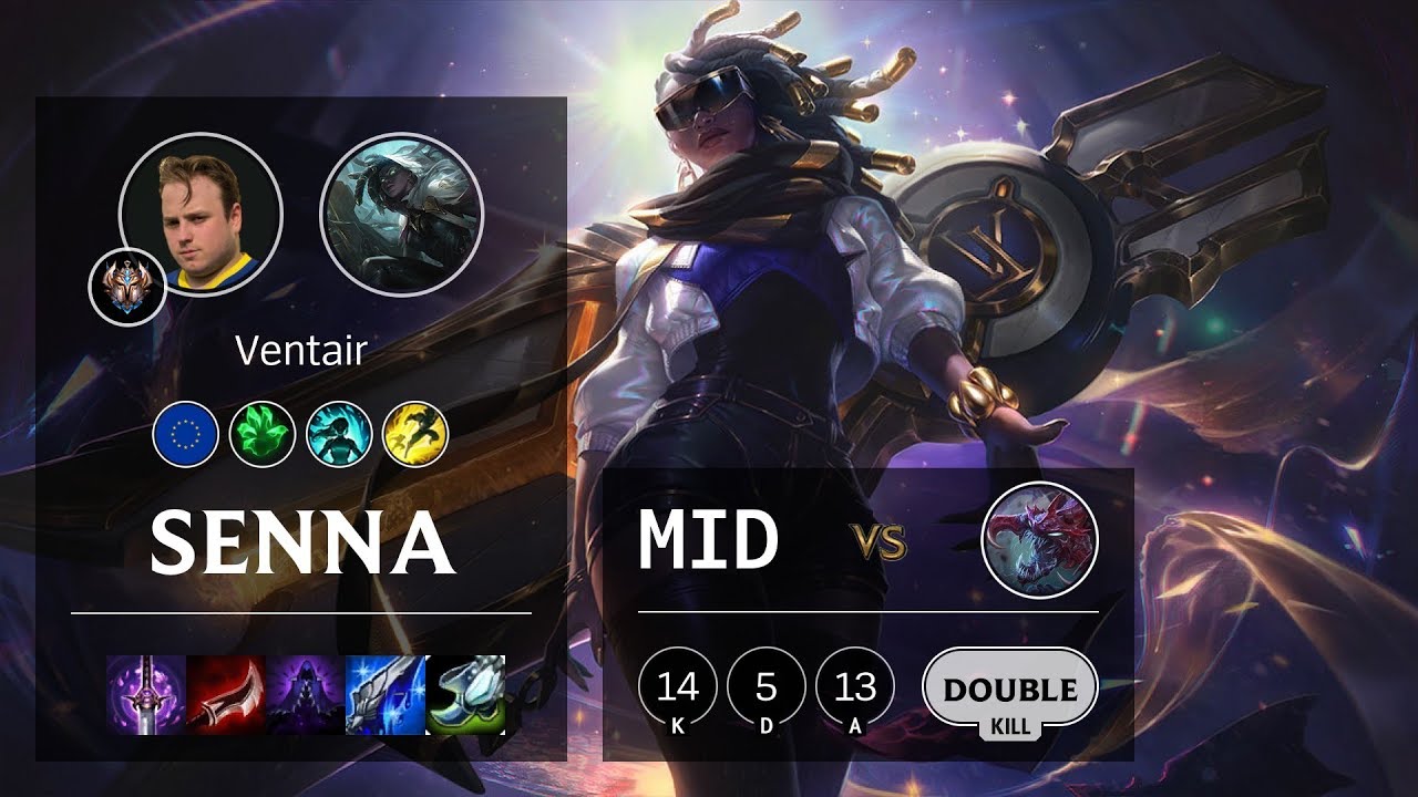 Senna Mid vs Cho'Gath - EUW Challenger Patch 10.3