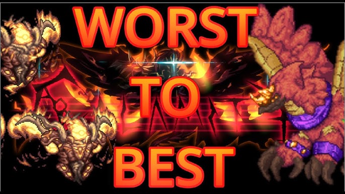 I Ranked Every Terraria Calamity Boss! (Updated for 1.4) 