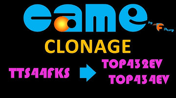 Comment copier une télécommande TTS44FKS vers TOP432EV ou TOP434EV CAME