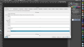 Using an Action to Set Metadata in Photoshop CC