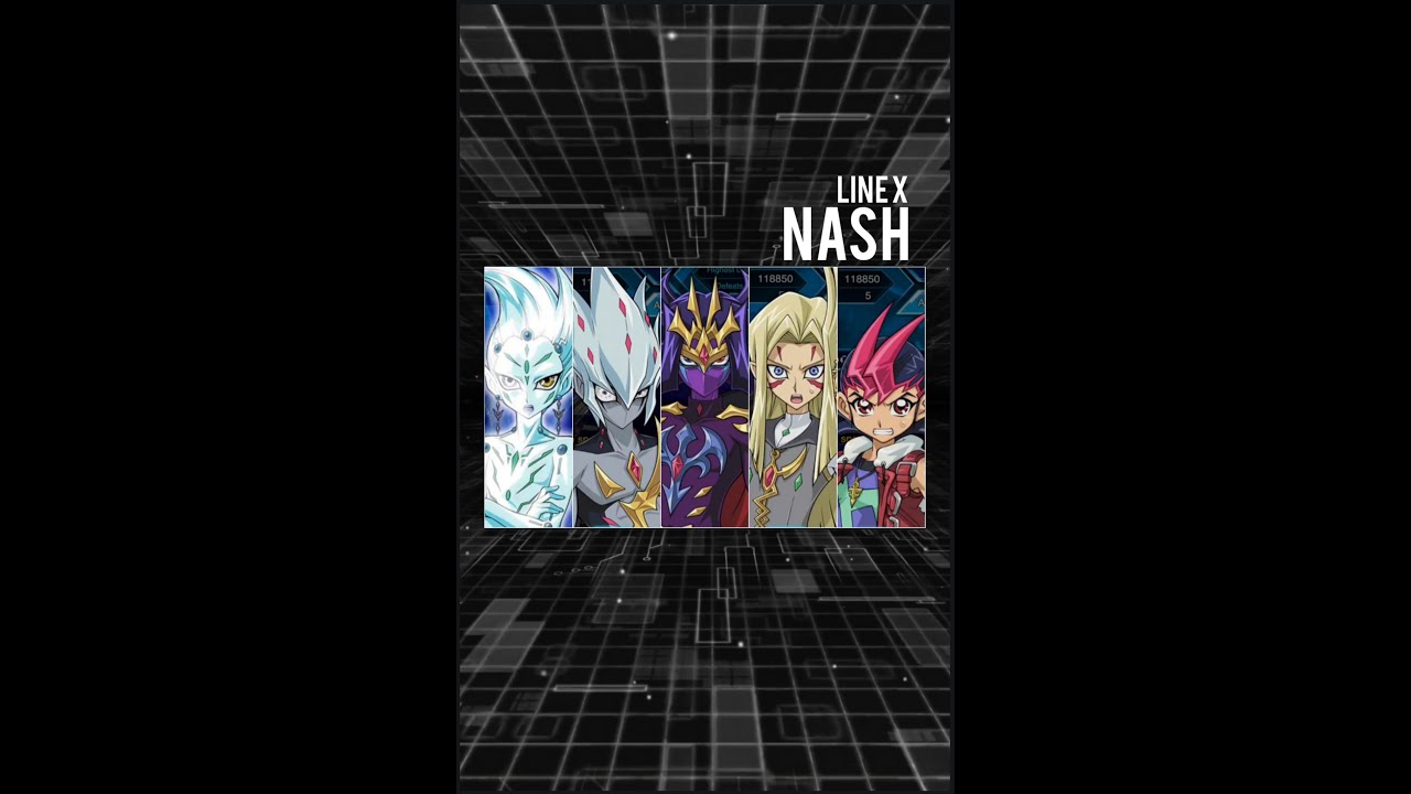 Yugioh Duel Links - Nash x LINE with ZEXAL Character