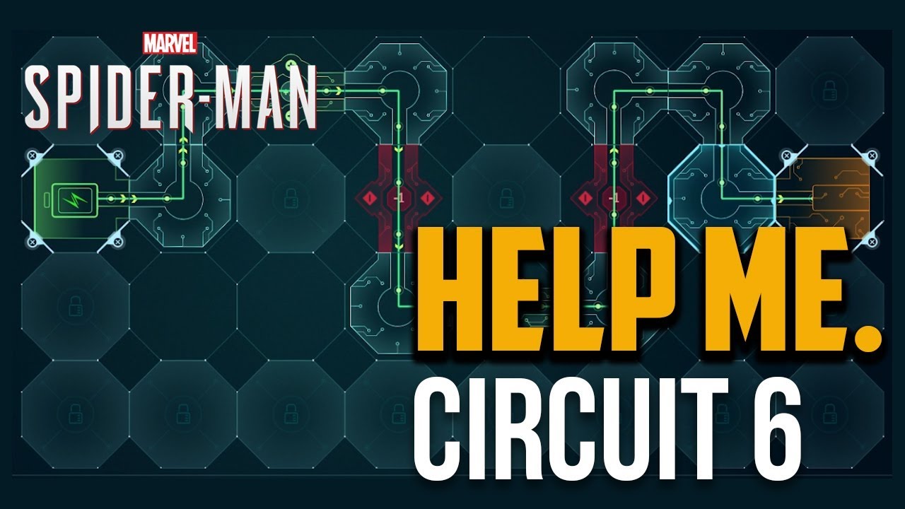 Spiderman PS4 : Microcable Calibration Puzzle 6 Solution (Circuit Voltage Guide)