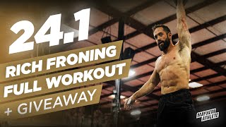 RICH FRONING Full 24.1 CrossFit Open Workout \& GIVEAWAY