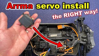 How to install a new Servo in your Arrma 3S Typhon/Granite/Vorteks/Big Rock/Senton (tutorial)