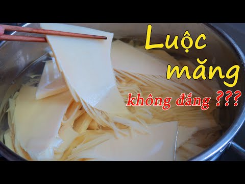 Video Cách luộc măng tươi không đắng để được lâu- măng tre... - youtube