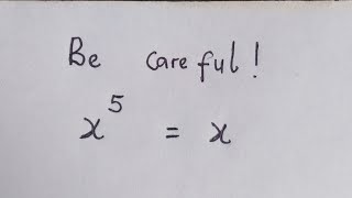 Interesting Quintic Equation | Can you solve ? | Find all solutions !