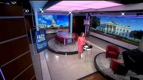 A look at the new "Face the Nation" studio