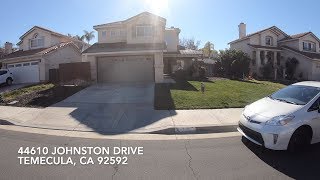 Rental Property in Temecula: Johnston Drive by Property Management in Temecula