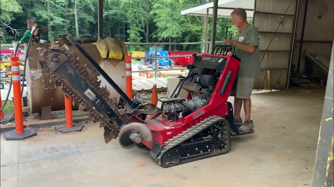 BARRETO 20RTK 42" TRENCHER 6-INCH For Sale - YouTube